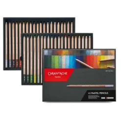 Caran d'Ache Dry Pastel Pencils - Set of 40 - Little Painter Art | Exploring the Endless Possibilities of Art| Pigment