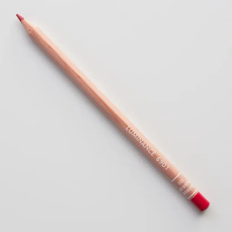 Caran d'Ache Luminance 6901 580 Anthraquinone Carmine - Little Painter Art | Exploring the Endless Possibilities of Art| Pigment