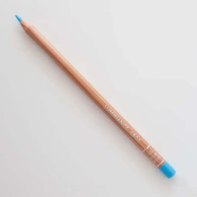 Caran d'Ache Luminance 6901 161 Light Blue - Little Painter Art | Exploring the Endless Possibilities of Art| Pigment