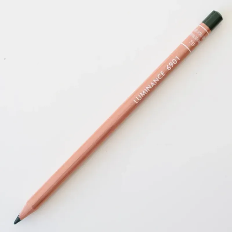 Caran d'Ache Luminance 6901 719 Phthalo green dark - Little Painter Art | Exploring the Endless Possibilities of Art| Pigment