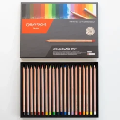Caran d'Ache Luminance 6901 Set 100 - Little Painter Art | Exploring the Endless Possibilities of Art| Pigment