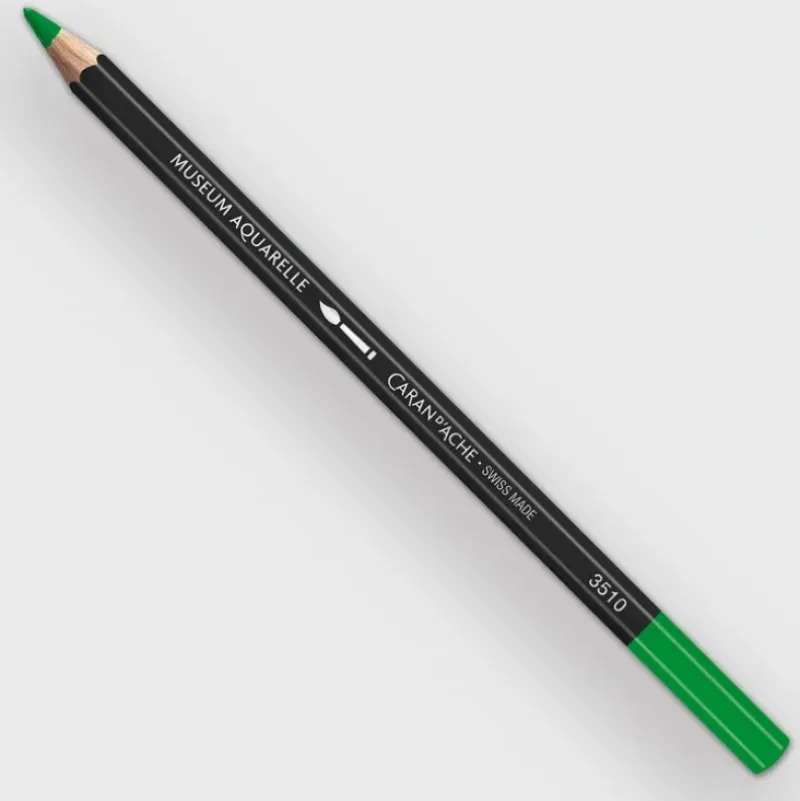 Caran d'Ache Museum 220 Grass Green - Little Painter Art | Exploring the Endless Possibilities of Art| Pigment