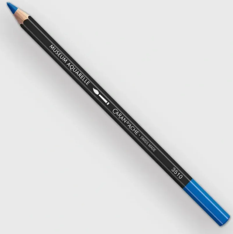 Caran d'Ache Museum 660 Middle Cobalt Blue - Little Painter Art | Exploring the Endless Possibilities of Art| Pigment