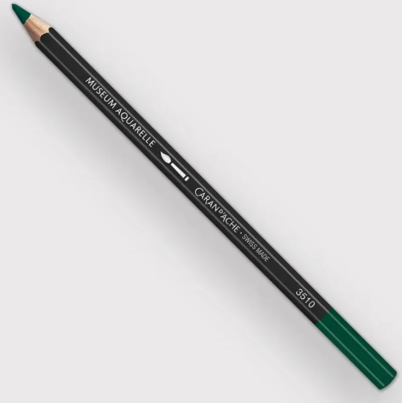 Caran d'Ache Museum 225 Moss Green - Little Painter Art | Exploring the Endless Possibilities of Art| Pigment