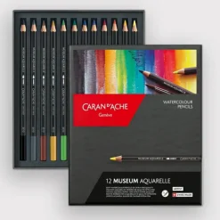 Caran d'Ache Museum set 12 - Little Painter Art | Exploring the Endless Possibilities of Art| Pigment