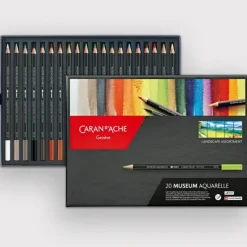 Caran d'Ache Museum set 20 Landscape - Little Painter Art | Exploring the Endless Possibilities of Art| Pigment