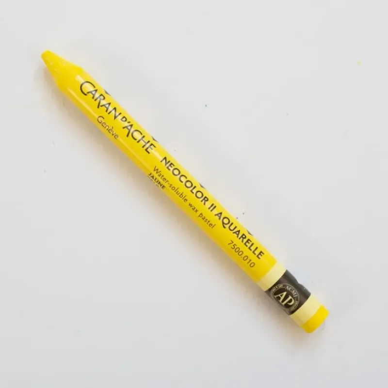 Caran d'Ache Neocolor II 010 Yellow - Little Painter Art | Exploring the Endless Possibilities of Art| Shop All