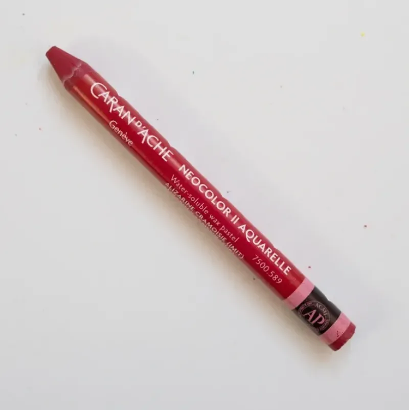 Caran d'Ache Neocolor II 589 Crimson Alizarin - Little Painter Art | Exploring the Endless Possibilities of Art| Shop All