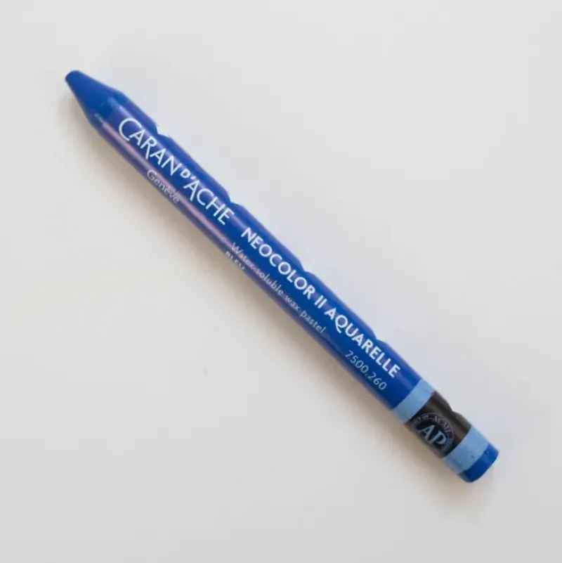 Caran d'Ache Neocolor II 260 Blue - Little Painter Art | Exploring the Endless Possibilities of Art| Shop All