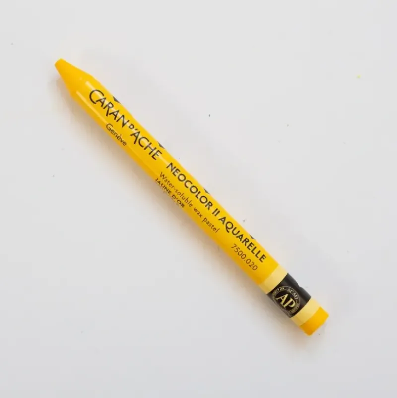 Caran d'Ache Neocolor II 020 Golden Yellow - Little Painter Art | Exploring the Endless Possibilities of Art| Shop All
