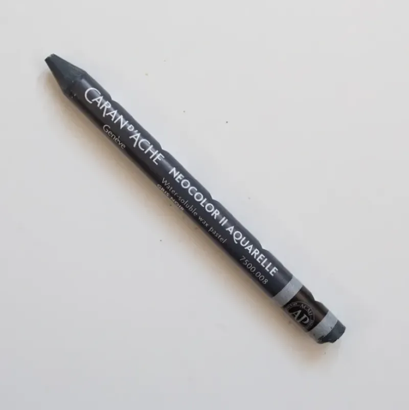 Caran d'Ache Neocolor II 008 Greyish Black - Little Painter Art | Exploring the Endless Possibilities of Art| Shop All