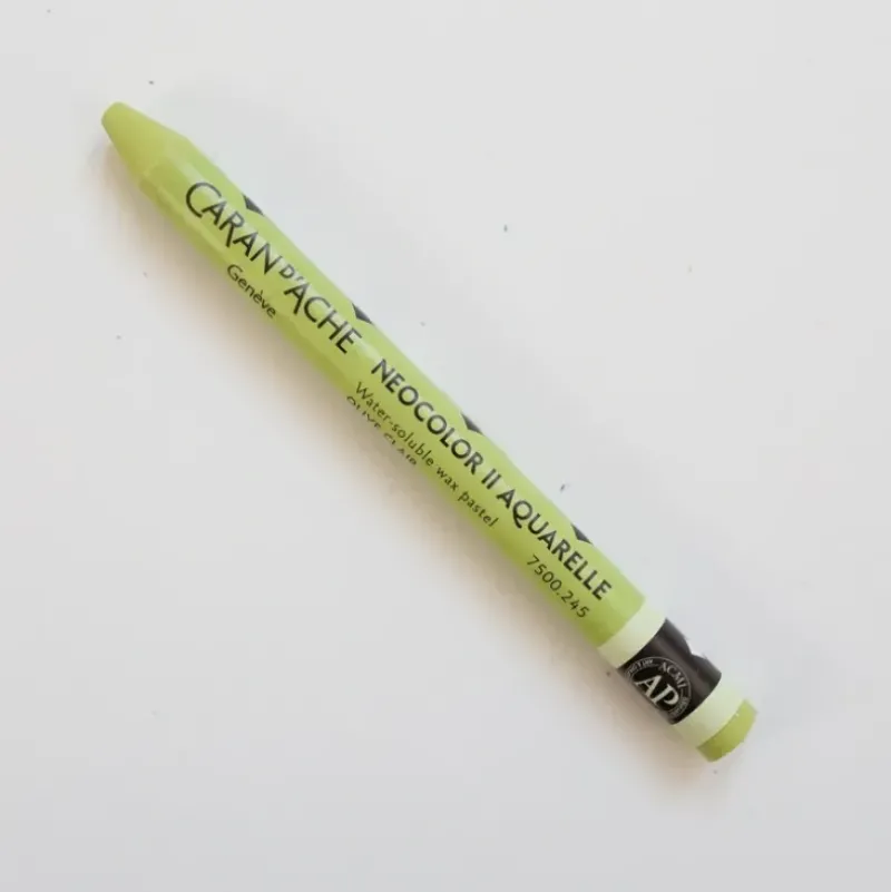 Caran d'Ache Neocolor II 245 Light Olive - Little Painter Art | Exploring the Endless Possibilities of Art| Shop All