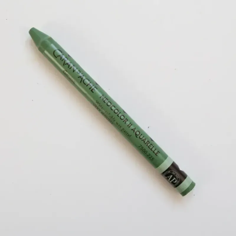 Caran d'Ache Neocolor II 225 Moss Green - Little Painter Art | Exploring the Endless Possibilities of Art| Shop All