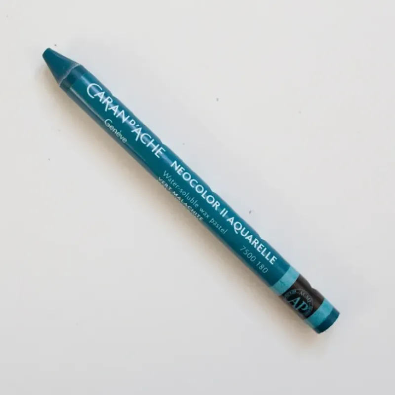 Caran d'Ache Neocolor II 180 Malachite Green - Little Painter Art | Exploring the Endless Possibilities of Art| Shop All