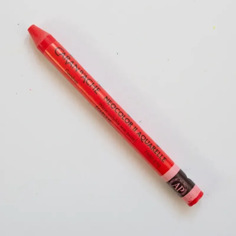 Caran d'Ache Neocolor II 070 Scarlet - Little Painter Art | Exploring the Endless Possibilities of Art| Shop All