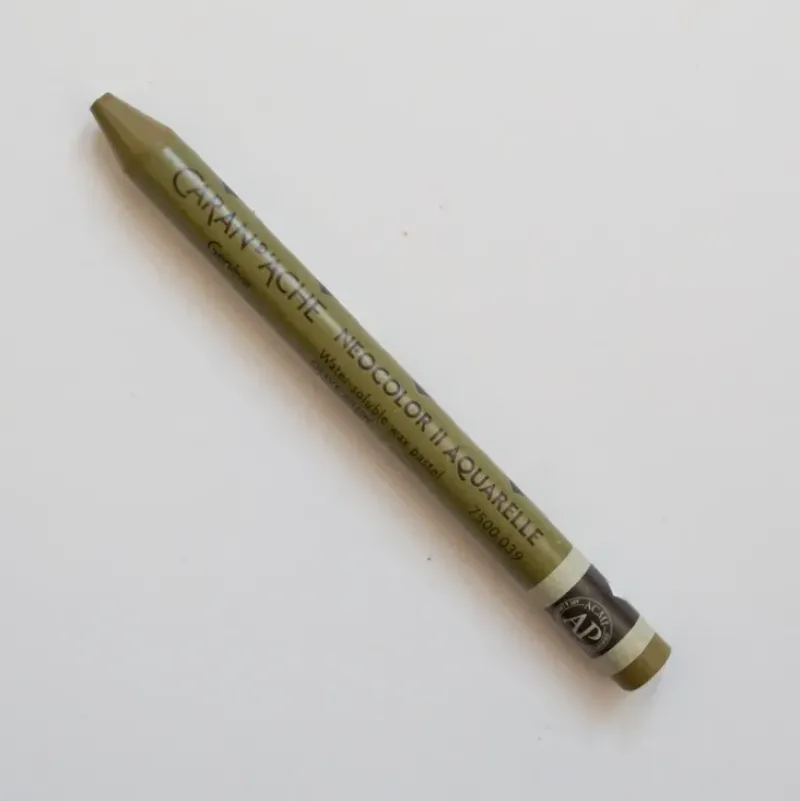 Caran d'Ache Neocolor II 039 Olive Brown - Little Painter Art | Exploring the Endless Possibilities of Art| Shop All