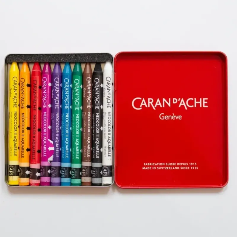 Caran d'Ache Neocolor II Set 10 - Little Painter Art | Exploring the Endless Possibilities of Art| Shop All
