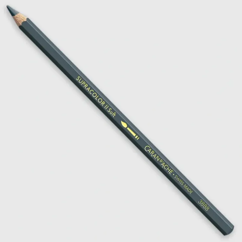 Caran d'Ache Supracolor 008 Greyish Black - Little Painter Art | Exploring the Endless Possibilities of Art| Shop All