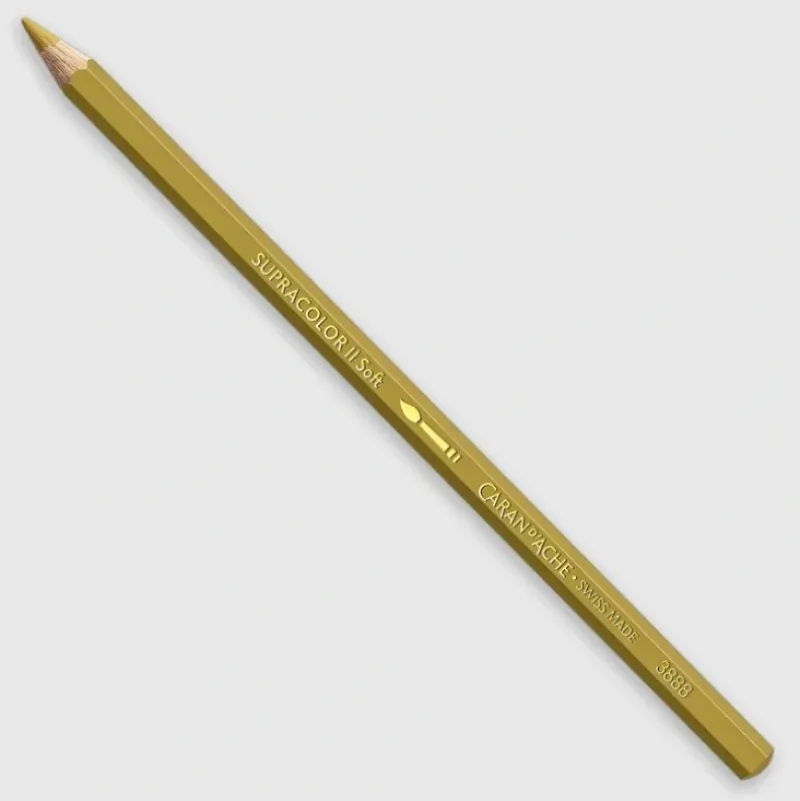 Caran d'Ache Supracolor 025 Green Ochre - Little Painter Art | Exploring the Endless Possibilities of Art| Shop All