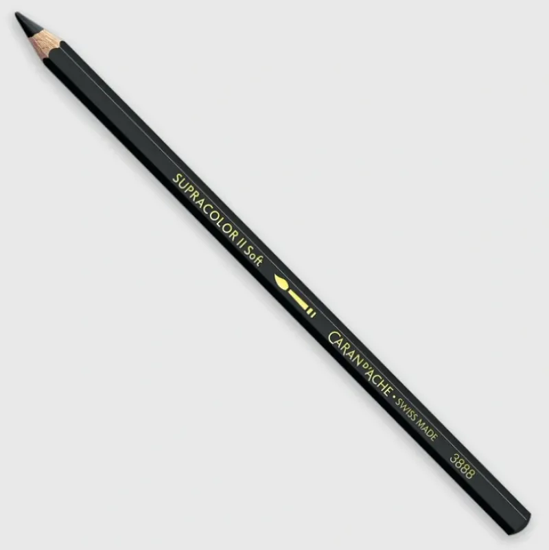Caran d'Ache Supracolor 496 Ivory Black - Little Painter Art | Exploring the Endless Possibilities of Art| Shop All