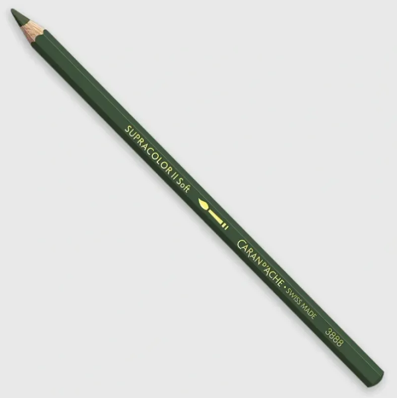 Caran d'Ache Supracolor 019 Olive Black - Little Painter Art | Exploring the Endless Possibilities of Art| Shop All