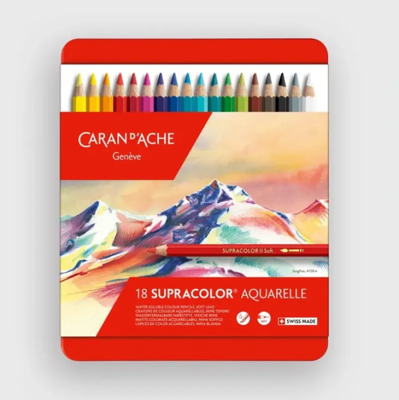 Caran d'Ache Supracolor set 18 - Little Painter Art | Exploring the Endless Possibilities of Art| Shop All