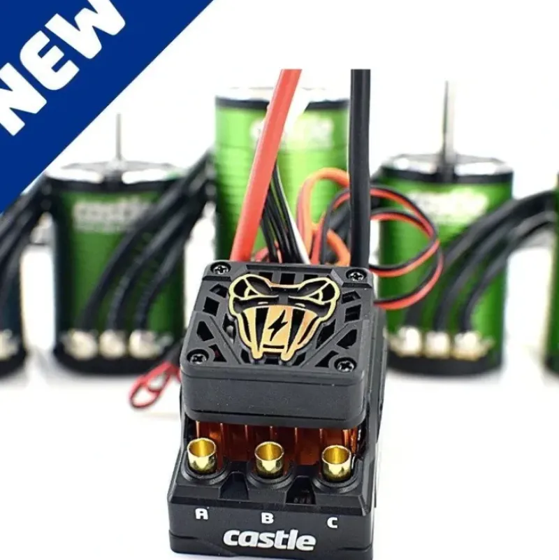 Castle Creations Copperhead 10 ESC Crawler Edition w/ 1406-2280Kv Motor - Little Painter Art | Exploring the Endless Possibilities of Art| Brush