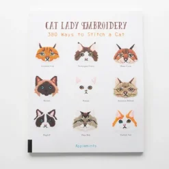 Cat Lady Embroidery by Applemints - Little Painter Art | Exploring the Endless Possibilities of Art| Shop All