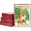 Cavallini Boxed Christmas Cards 10pk - Christmas Cats - Little Painter Art | Exploring the Endless Possibilities of Art| Hot