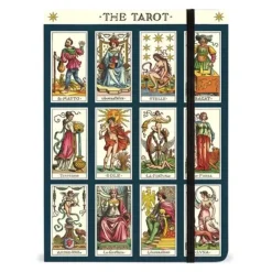 Cavallini Large Notebook with Elastic Closure - Tarot - Little Painter Art | Exploring the Endless Possibilities of Art| Hot