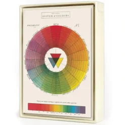 Cavallini Notecards 8pk - Colour Wheel - Little Painter Art | Exploring the Endless Possibilities of Art| Shop All