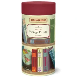 Cavallini 1000pc Vintage Puzzle - Library Books - Little Painter Art | Exploring the Endless Possibilities of Art| Shop All