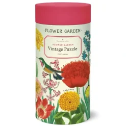 Cavallini 1000pc Vintage Puzzle - Flower Garden - Little Painter Art | Exploring the Endless Possibilities of Art| Shop All