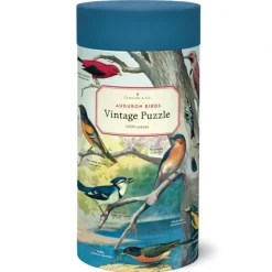 Cavallini 1000pc Vintage Puzzle - Audubon Birds - Little Painter Art | Exploring the Endless Possibilities of Art| Shop All