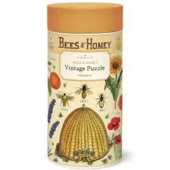 Cavallini 1000pc Vintage Puzzle - Bees & Honey - Little Painter Art | Exploring the Endless Possibilities of Art| Shop All