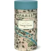 Cavallini 1000pc Vintage Puzzle - Paris Map - Little Painter Art | Exploring the Endless Possibilities of Art| Shop All