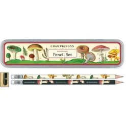Cavallini Pencil Set 10pk, HB - Mushrooms - Little Painter Art | Exploring the Endless Possibilities of Art| Shop All