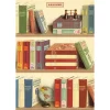 Cavallini Vintage Art Poster - Library Books - Little Painter Art | Exploring the Endless Possibilities of Art| Shop All