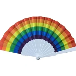 Celebrate Pride Rainbow Flag Folding Fan - Little Painter Art | Exploring the Endless Possibilities of Art| Hot