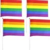 Celebrate Pride Rainbow Flags 4"x5.5" Set of 4 - Little Painter Art | Exploring the Endless Possibilities of Art| Shop All