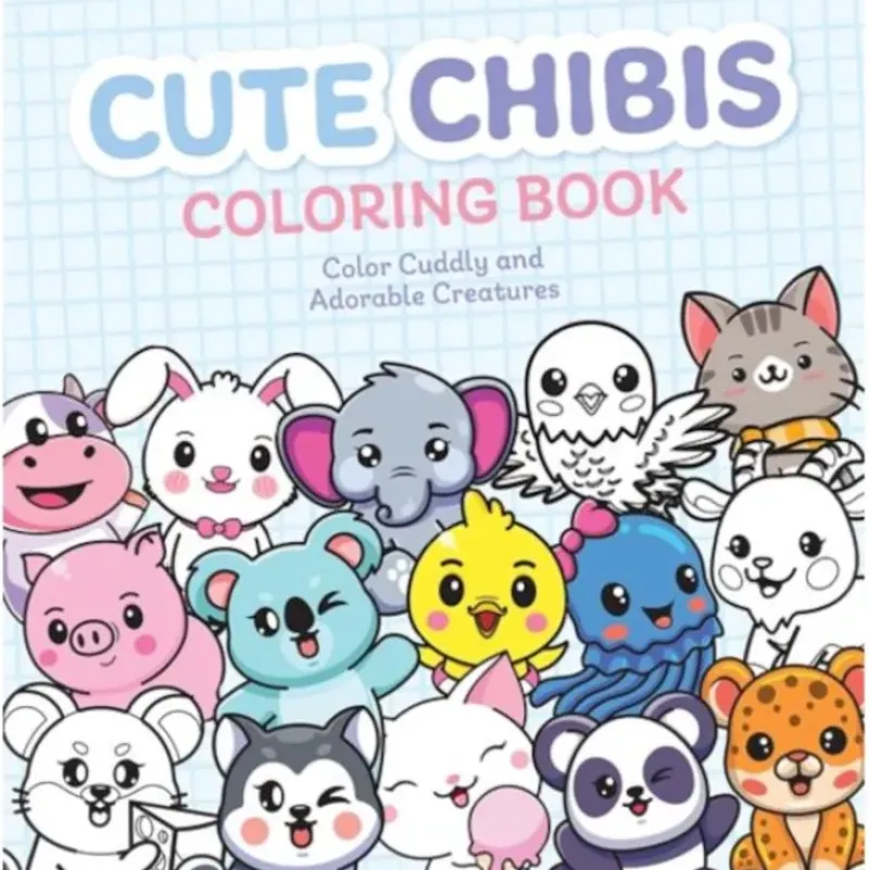 Chartwell Books Colouring Book - Cute Chibis - Little Painter Art | Exploring the Endless Possibilities of Art| Hot