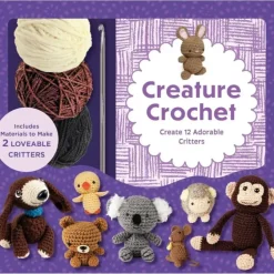 Chartwell Books Creature Crochet Kit - Little Painter Art | Exploring the Endless Possibilities of Art| Hot