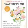 Chartwell Books Getting Started In Watercolor Kit - Little Painter Art | Exploring the Endless Possibilities of Art| Brush