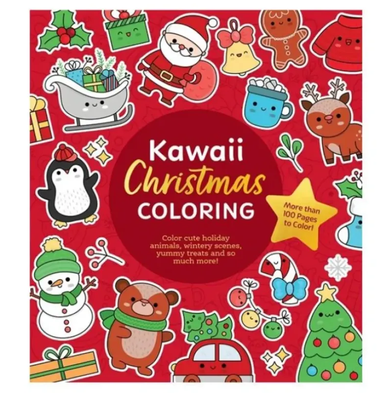 Chartwell Books Kawaii Christmas Coloring Book - Little Painter Art | Exploring the Endless Possibilities of Art| Hot