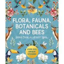 Chartwell Books Sticker Book - Flora, Fauna, Botanicals, & Bees - Little Painter Art | Exploring the Endless Possibilities of Art| Hot