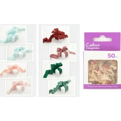 Chunky Christmas Ribbon and Charm Bundle - Little Painter Art | Exploring the Endless Possibilities of Art| Shop All
