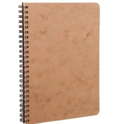 Clairefontaine Age-Bag A5 Coilbound Notebook, Ruled, Tan - Little Painter Art | Exploring the Endless Possibilities of Art| Shop All