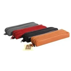 Clairefontaine Age-Bag Leather Pencil Case, Oval - Assorted Colours - Little Painter Art | Exploring the Endless Possibilities of Art| Shop All