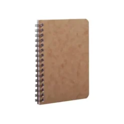 Clairefontaine Age-Bag Pocket Coilbound Notebook, Ruled, Tan - Little Painter Art | Exploring the Endless Possibilities of Art| Shop All