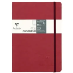 Clairefontaine Essential A5 Stitched Notebook, Dotgrid, Red - Little Painter Art | Exploring the Endless Possibilities of Art| Brush